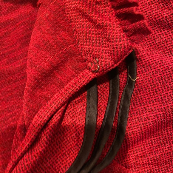 Red Ruffle Shirt - Picture 3 of 3